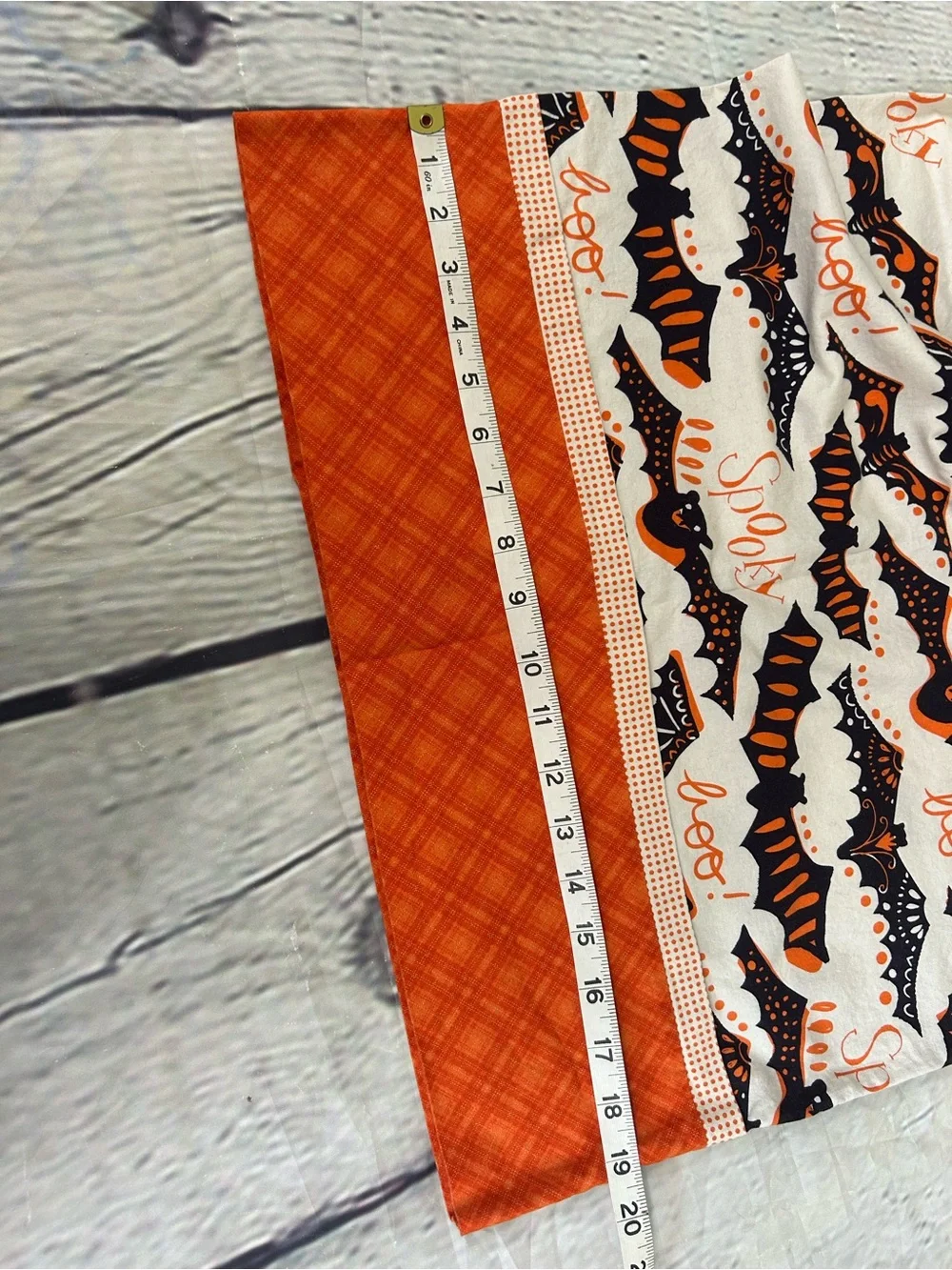 4/$25 Halloween Bat Print Decorative pillowcase - Orange & Black